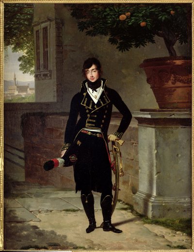 Porträt eines Offiziers der Cisalpinischen Republik, 1801 von Louis Gauffier